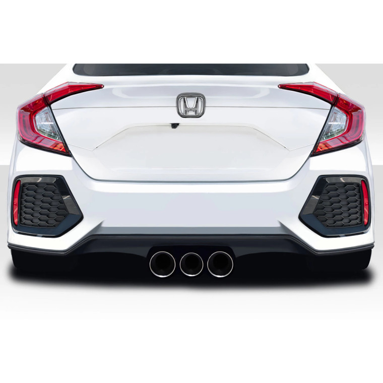 2016-2021 Honda Civic 4DR Duraflex RBT Widebody Look Rear Bumper - 1 Piece - image 1
