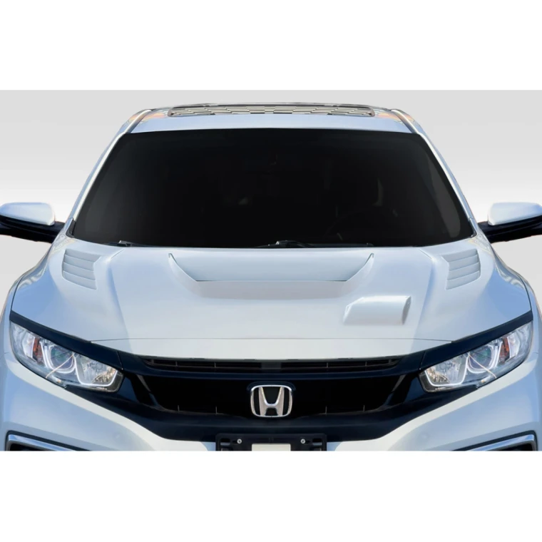 2016-2021 Honda Civic Time Attack Hood - 1 Piece - image 1