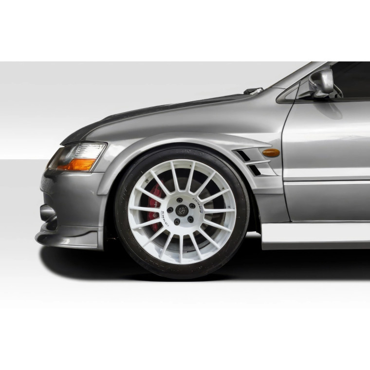 2003-2006 Mitsubishi Lancer Evolution 8 9 Cyber Front Fender Flares - 2 Pieces (S) - image 1