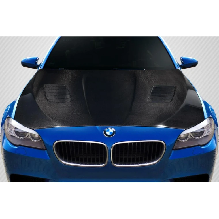 2011-2016 BMW 5 Series Fusion Carbon Fiber Hood - image 1