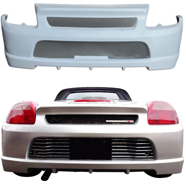 ModeloDrive FRP TR-VM80 Wide Body Rear Bumper > Toyota MRS MR2 Spyder 2000-2005 - image 1
