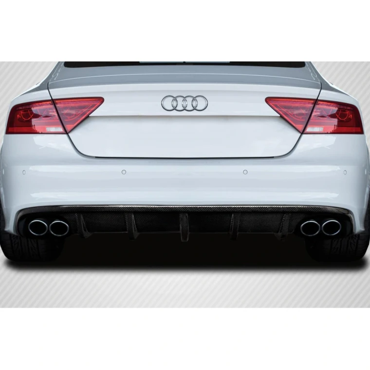 2012-2015 Audi S7 DTM Carbon Fiber Rear Lip - image 1