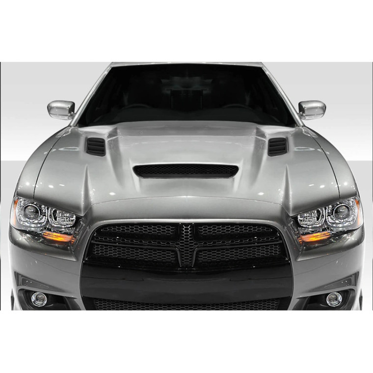 2011-2014 Dodge Charger Hellcat Redeye Look Hood - 1 Piece - image 1
