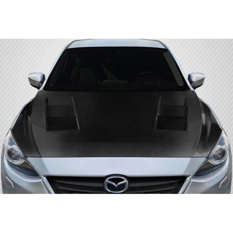 2014-2018 Mazda 3 Velocity Hood - 1 Piece - image 1