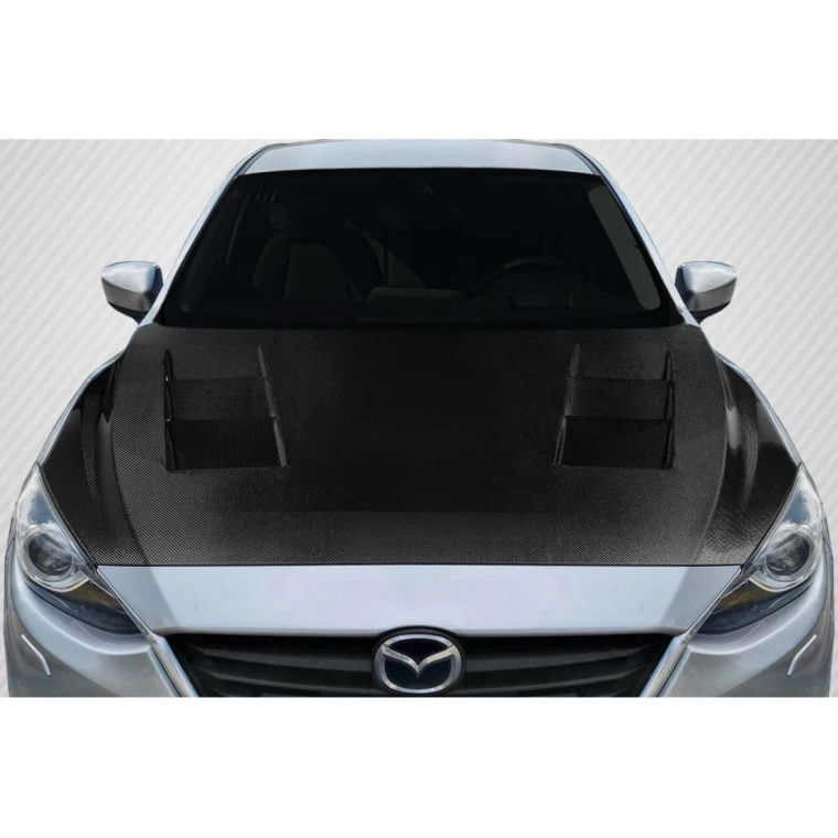 2014-2018 Mazda 3 Velocity Carbon Fiber Hood - image 1