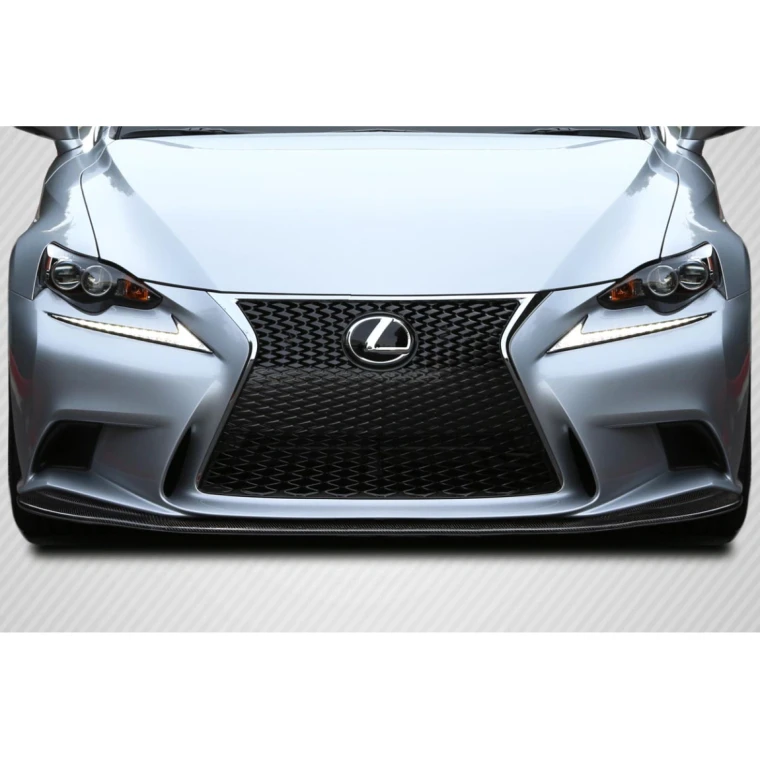 2014-2020 Lexus IS Hyper Carbon Fiber Front Lip - image 1