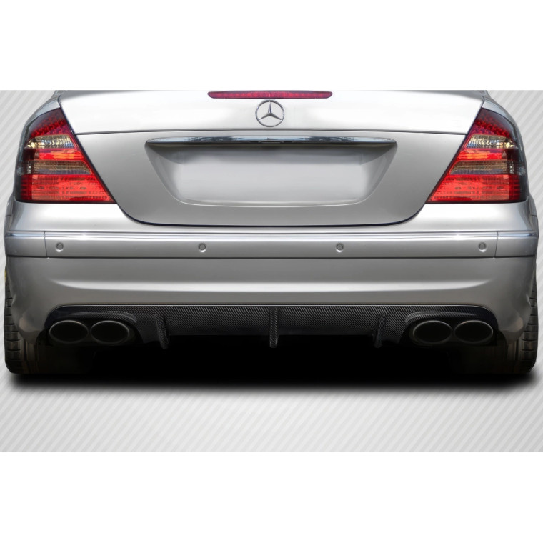 2003-2006 Mercedes E55 W211 Carbon Creations L Sport Rear Diffuser - 1 Piece - image 1