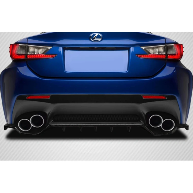 2015-2021 Lexus RC-F Nexos Carbon Fiber Rear Lip - image 1
