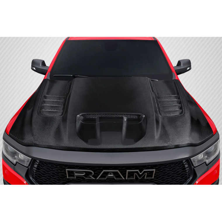 2021-2024 Ram 1500 TRX Carbon Creations TRX Look Hood - 1 Piece - image 1