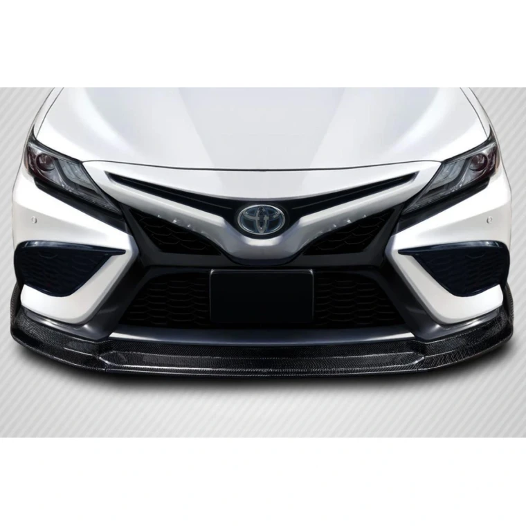 2018-2023 Toyota Camry R Spec Carbon Fiber Front Lip - image 1