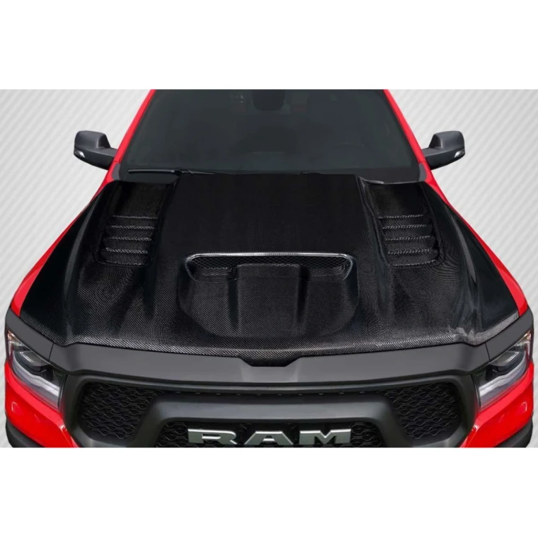 2019-2025 Dodge Ram TRX Look Carbon Fiber Hood - image 1