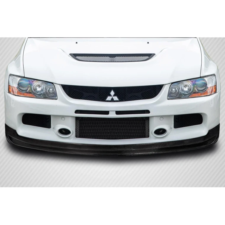2006 Mitsubishi Evolution Varte Carbon Fiber Front Lip - image 1