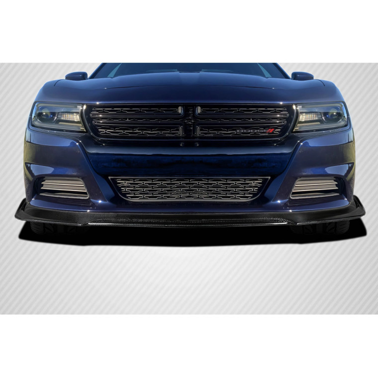 2015-2023 Dodge Charger Carbon Creations Sportline Front Lip Spoiler Air Dam - 1 Piece - image 1