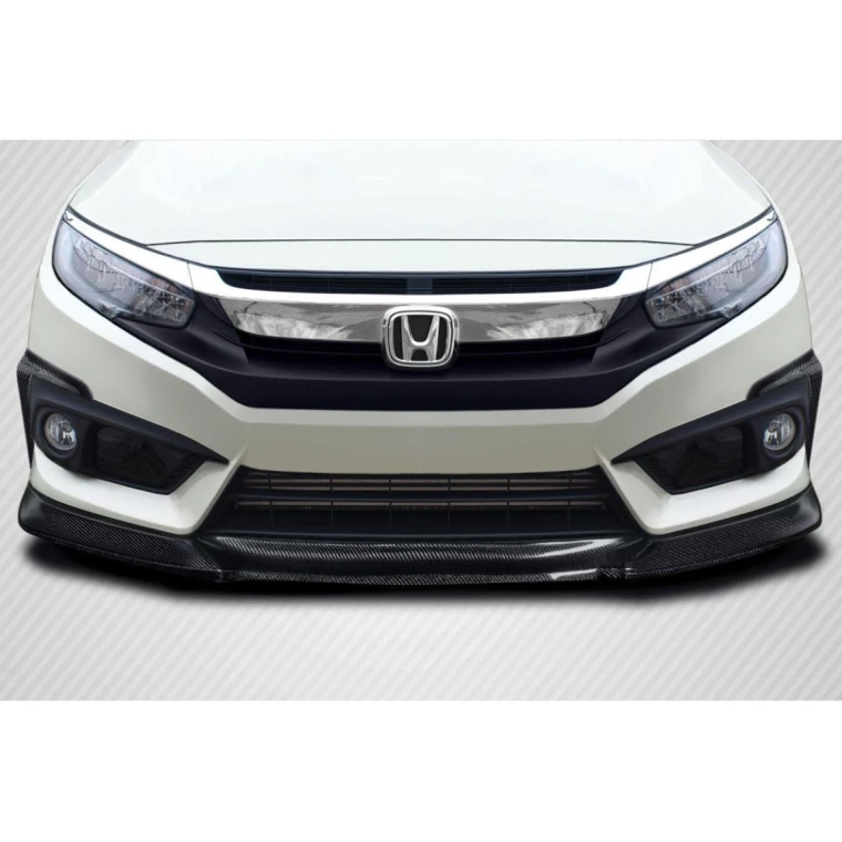 2016-2018 Honda Civic Yoka Carbon Fiber Front Lip - image 1