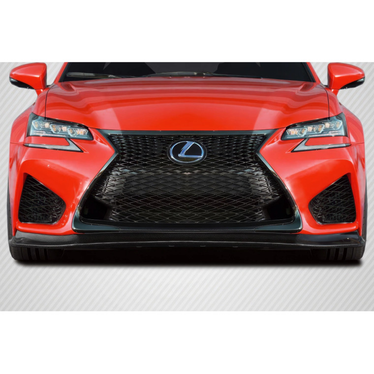 2016-2020 Lexus GS F Carbon Creations VIP Front Lip Spoiler Air Dam - 1 Piece - image 1