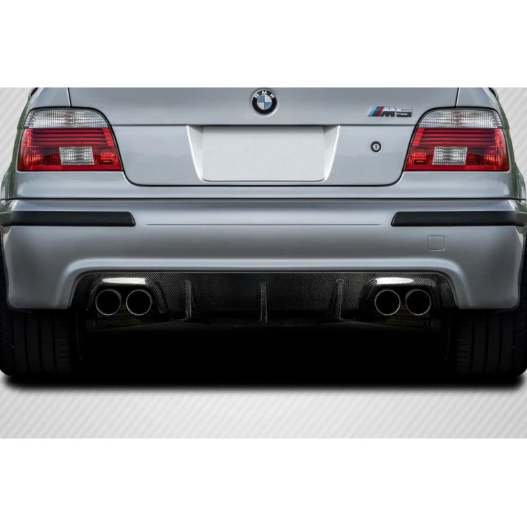 1999-2003 BMW M5 S Line Carbon Fiber Rear Lip - image 1