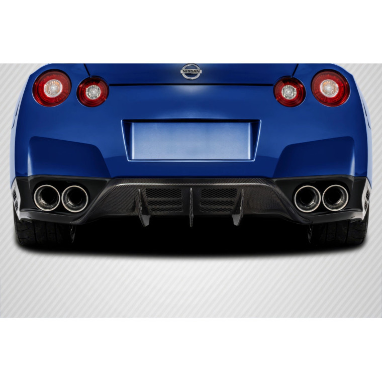 2009-2011 Nissan GT-R R35 Malve Rear Diffuser - 1 Piece (S) - image 1