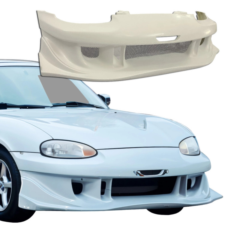 ModeloDrive FRP RAME Wide Body Front Bumper > Mazda Miata (NB) 1998-2005 - image 1
