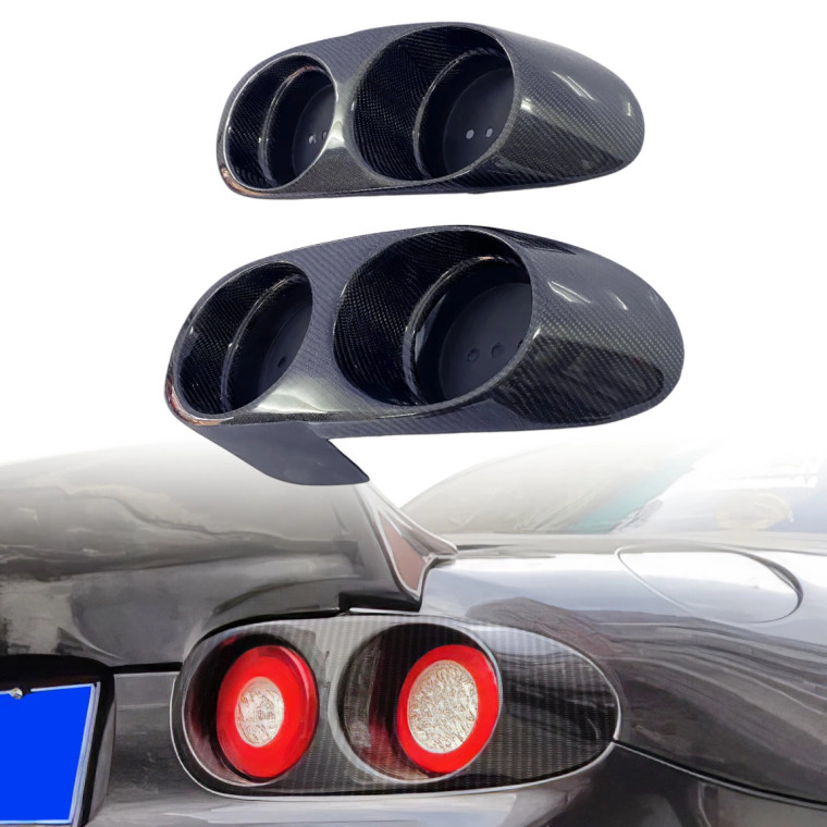ModeloDrive Carbon Fiber QUAD Taillight Housings > Mazda Miata (NC) 2006-2015 - image 1