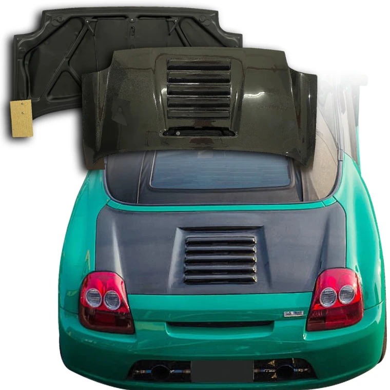 Carbon Fiber GT3 Decklid Engine Lid (rear) > Toyota MRS MR2 Spyder 2000-2005 - image 1