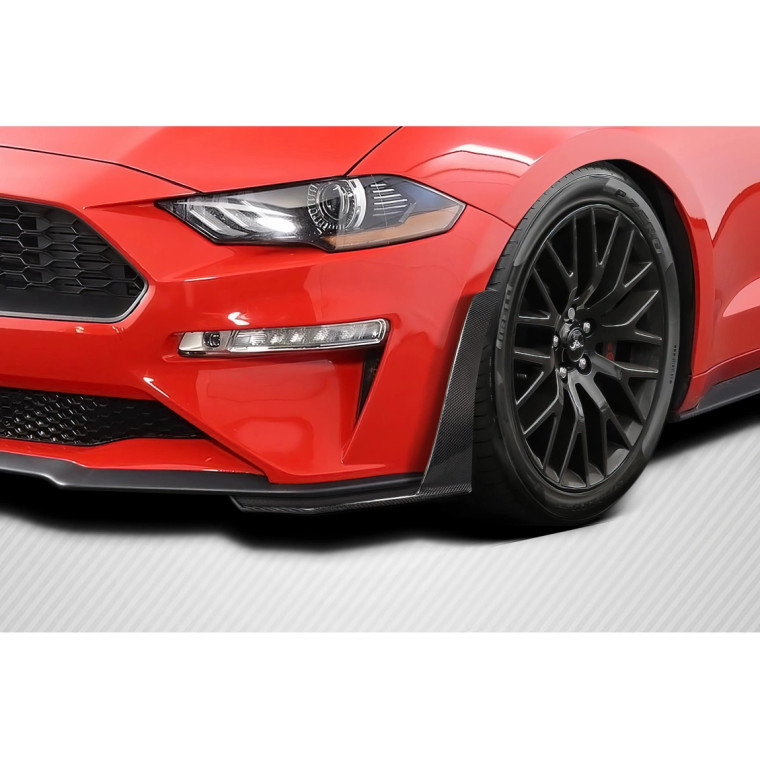 2018-2023 Ford Mustang Z1 Front Lip Spoiler Air Dam - 2 Pieces ( Non performance model ) - image 1
