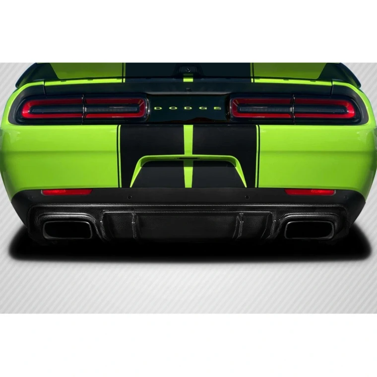 2015-2023 Dodge Challenger Turn Auto Carbon Fiber Rear Lip - image 1