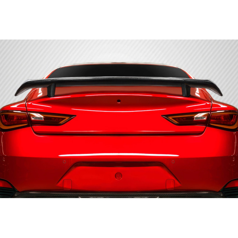 2017-2022 Infiniti Q60 Carbon Creations SR Rear Wing Spoiler - 1 Piece - image 1
