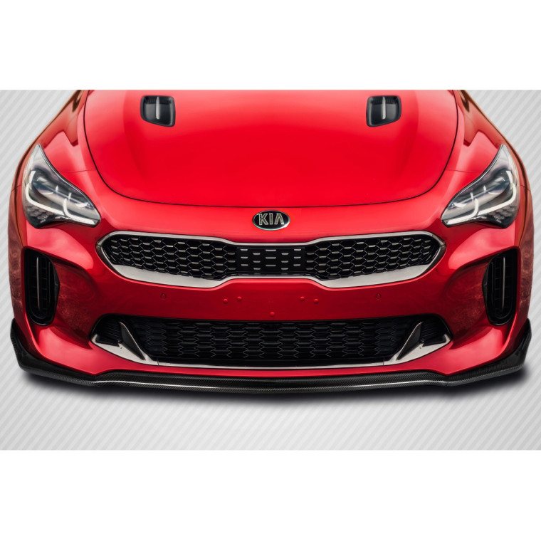 2018-2023 Kia Stinger Carbon Creations Sport GT Front Lip Spoiler Air Dam - 1 Piece - image 1