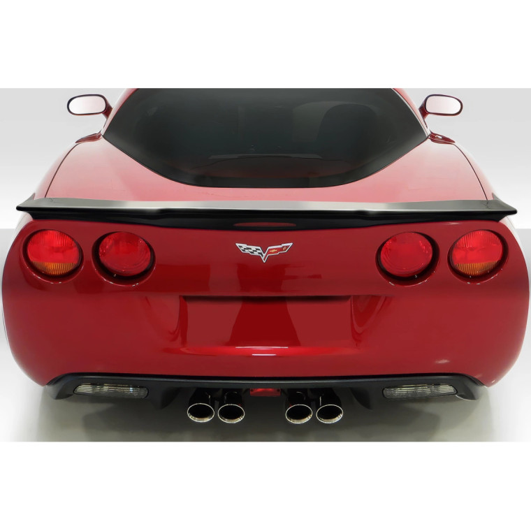 2005-2013 Chevrolet Corvette C6 Flow Wave Rear Wing Spoiler - 1 Piece - image 1