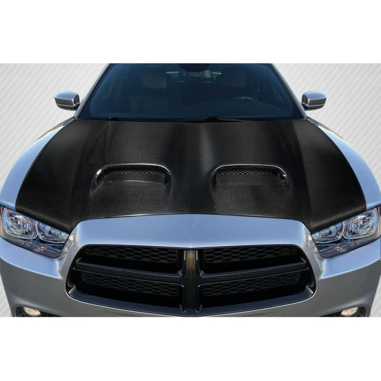 2011-2014 Dodge Charger Redeye Look Carbon Fiber Hood - image 1