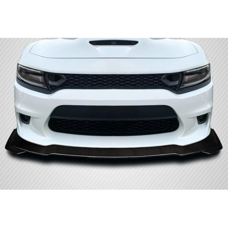 2015-2023 Dodge Charger Speed Icon Carbon Fiber Front Lip - image 1