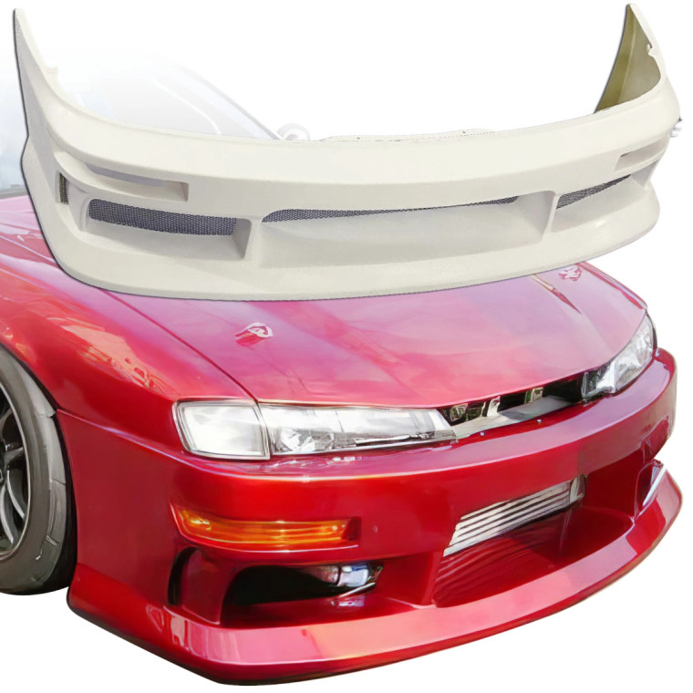 ModeloDrive FRP MSPO Front Bumper > Nissan 240SX (S14) 1997-1998 - image 1