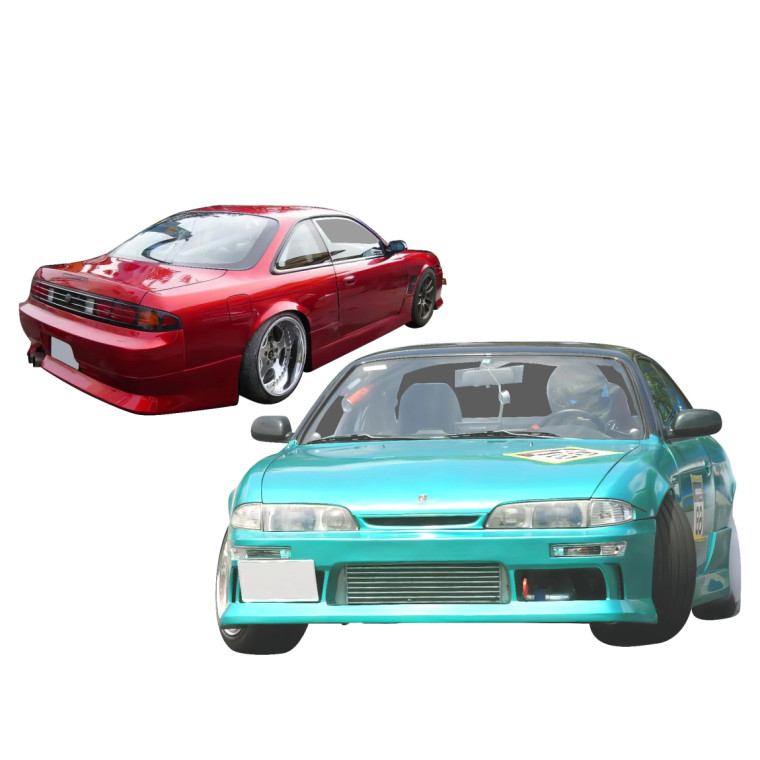 ModeloDrive FRP MSPO Body Kit 4pc > Nissan 240SX (S14) 1995-1996 - image 1