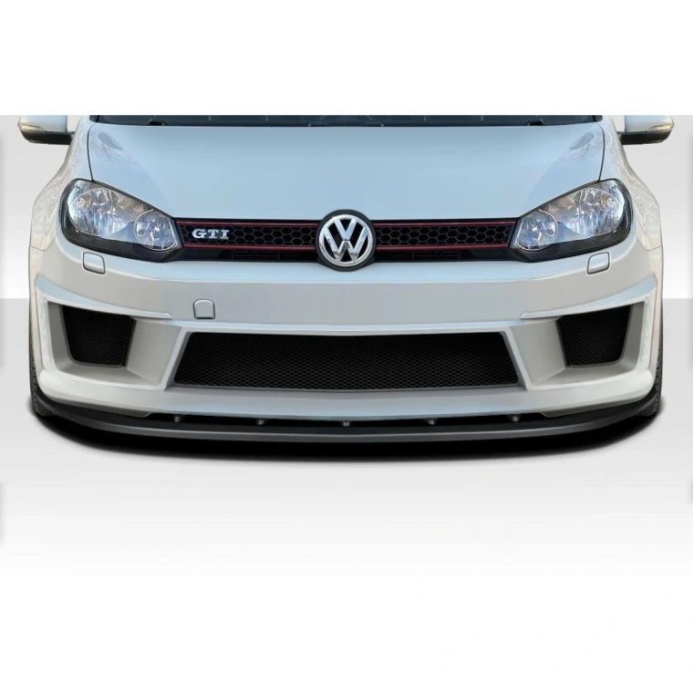 2010-2014 Volkswagen Golf GTI Rabbet Front Lip Spoiler - 1 Piece - image 1