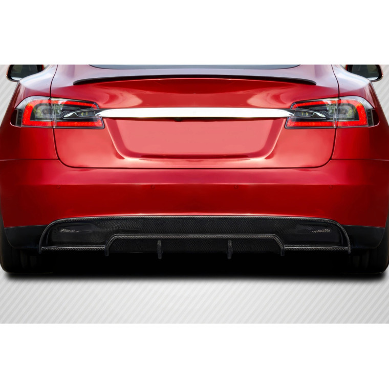 2012-2015 Tesla Model S Energon Rear Diffuser - 1 Piece (S) - image 1