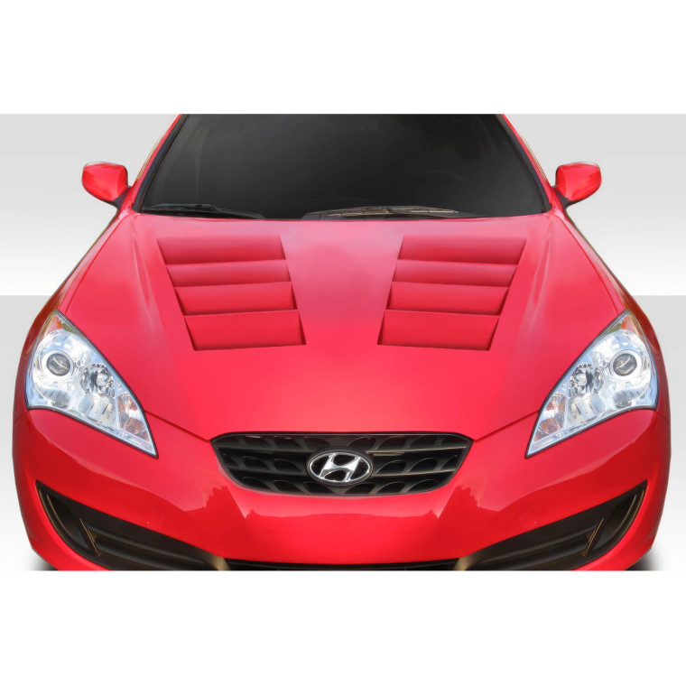 2010-2012 Hyundai Genesis Coupe 2DR Duraflex Circuit Hood - 1 Piece - image 1