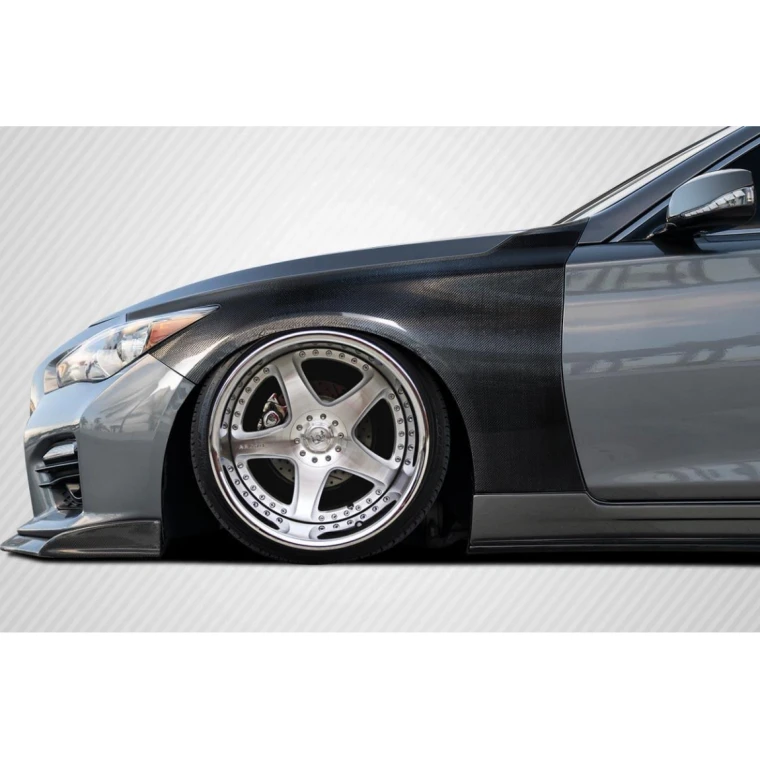 2014-2023 Infiniti Q50 OEM Look Carbon Fiber Fender - image 1