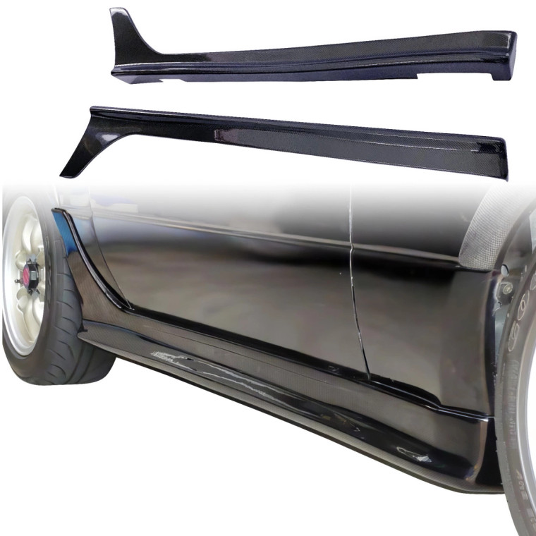 ModeloDrive Carbon Fiber MSPE Side Skirts > Mazda Miata (NA) 1990-1996 - image 1