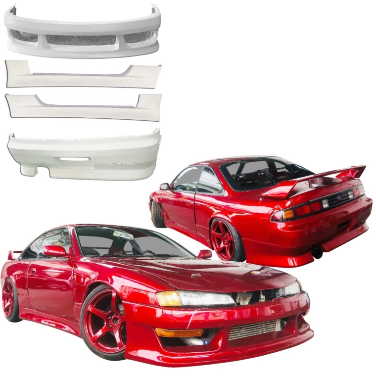 FRP VERT Body Kit 4pc > Nissan 240SX (S14) 1997-1998 - image 1