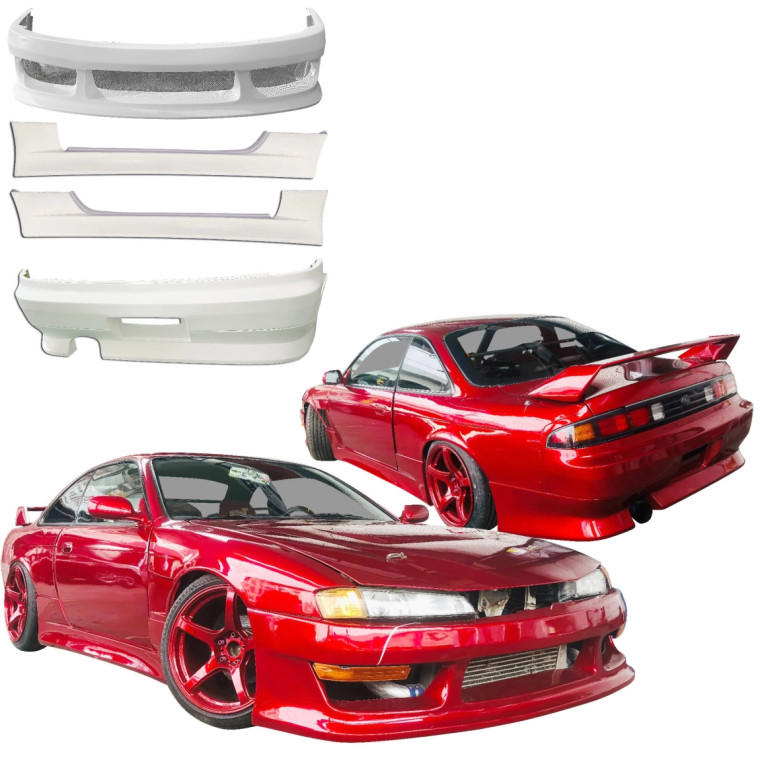 FRP VERT Body Kit 4pc > Nissan 240SX (S14) 1997-1998 - image 1