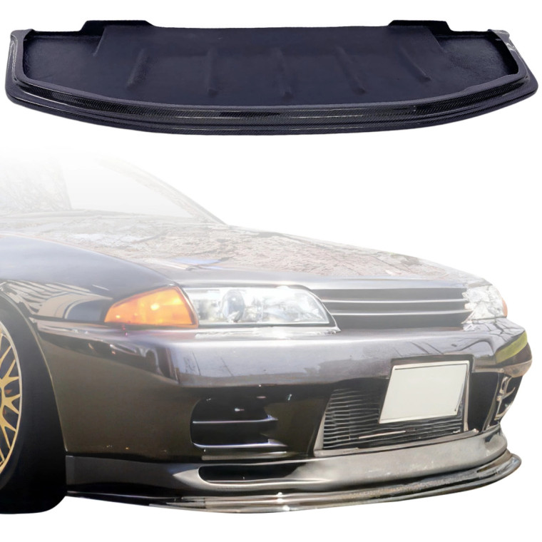 Carbon Fiber ABFL Front Lip Valance > Nissan Skyline (R32) GTR 1990-1994 > 2dr Coupe - image 1
