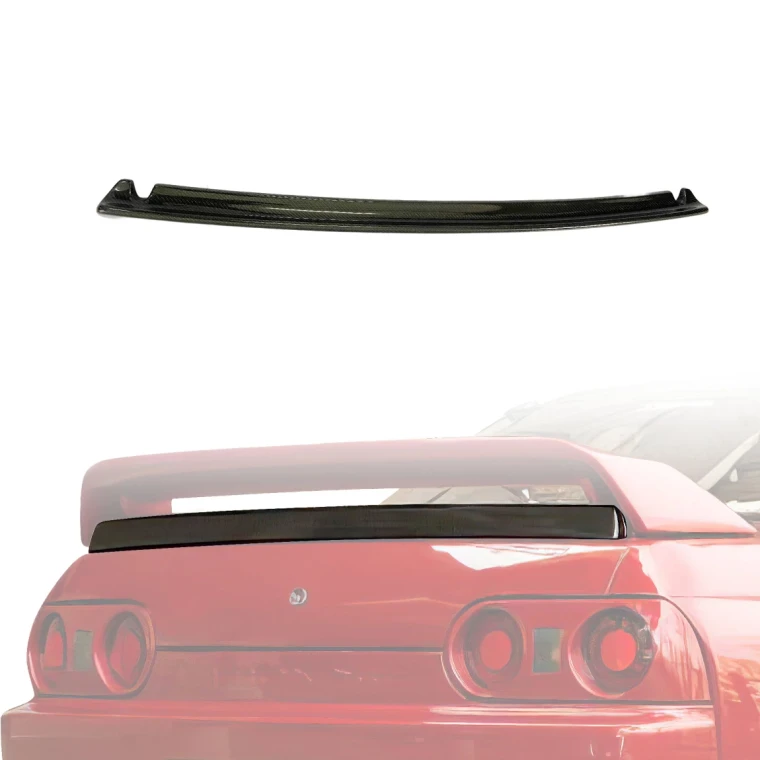Carbon Fiber OER GTR Bootlid Spoiler Wing (lower) > Nissan Skyline (R32) 1990-1994 > 2dr Coupe - image 1