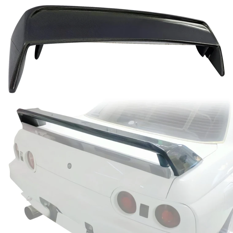 Carbon Fiber OER GTR Spoiler Wing (upper) > Nissan Skyline (R32) 1990-1994 > 2dr Coupe - image 1