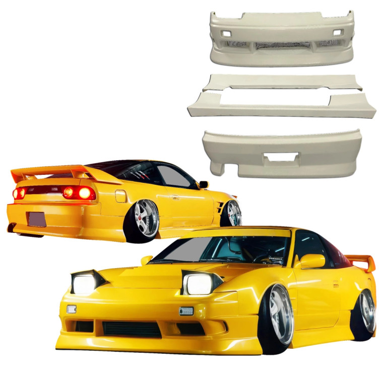 ModeloDrive FRP BSPO v2 Body Kit 4pc > Nissan 240SX 1989-1994 > 3dr Hatch - image 1