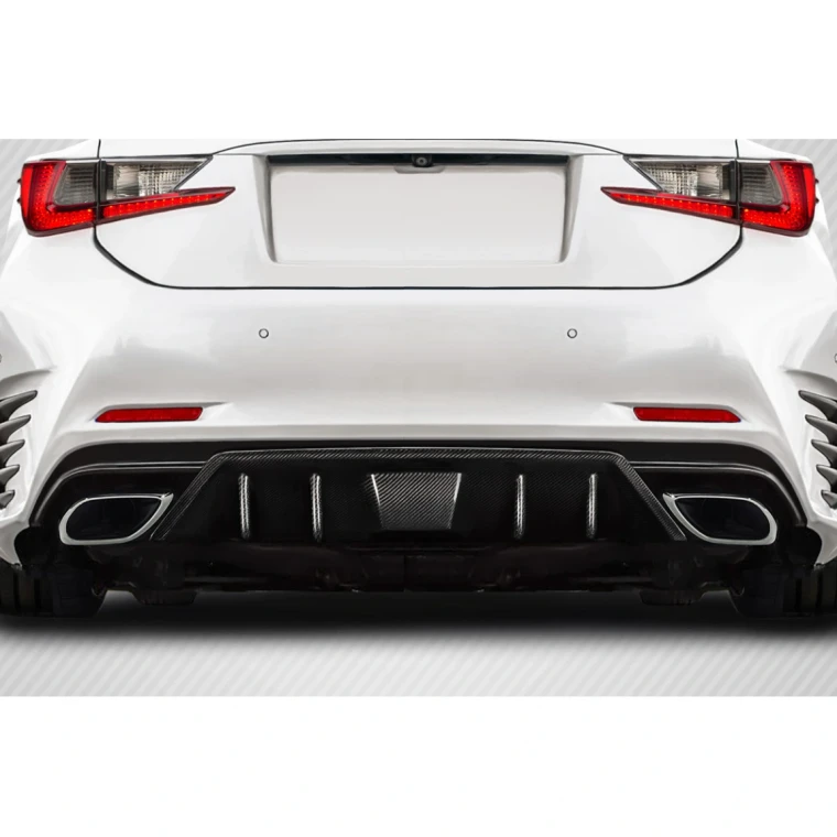 2015-2019 Lexus RC-F Downforce Aero Rear Diffuser - 1 Piece - image 1