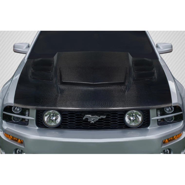 2005-2009 Ford Mustang Interceptor Hood - 1 Piece - image 1