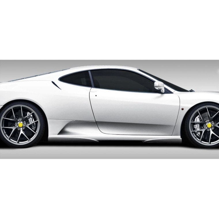 2005-2009 Ferrari F430 Eros Version 1 Side Skirt Add On - 4 Piece - image 1