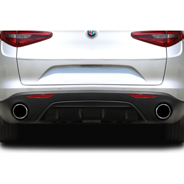 2017-2023 Alfa Romeo Stelvio Silkstreak Rear Diffuser - 1 Piece (S) - image 1