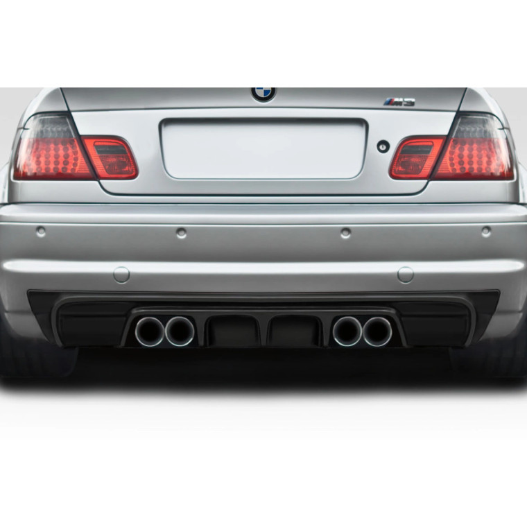 2000-2006 BMW 3 Series M3 E46 2DR GT Tune Rear Diffuser- 1 Piece - image 1