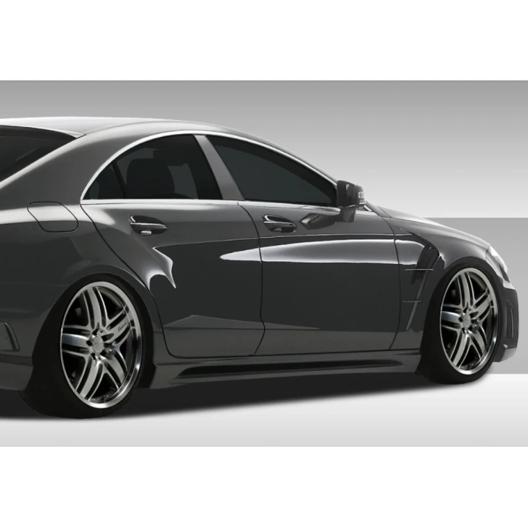 2012-2015 Mercedes CLS Eros Version 1 Side Skirts - image 1
